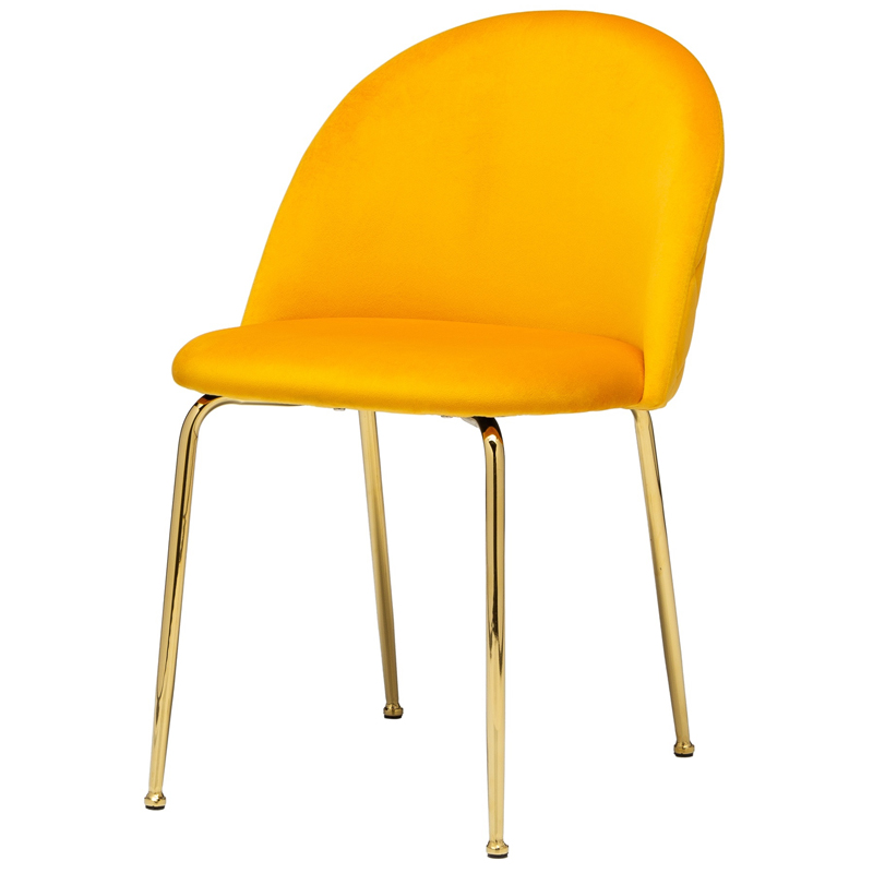 Стул Vendramin Dining Chair yellow Желтый Глянцевое золото Стул Vendramin Dining Chair yellow Желтый Глянцевое золото в Челябинске | Loft Concept