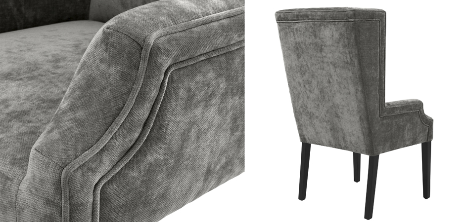 Стул Eichholtz Dining Chair Tempio grey Стул Eichholtz Dining Chair Tempio grey - Loft-Concept в Челябинске