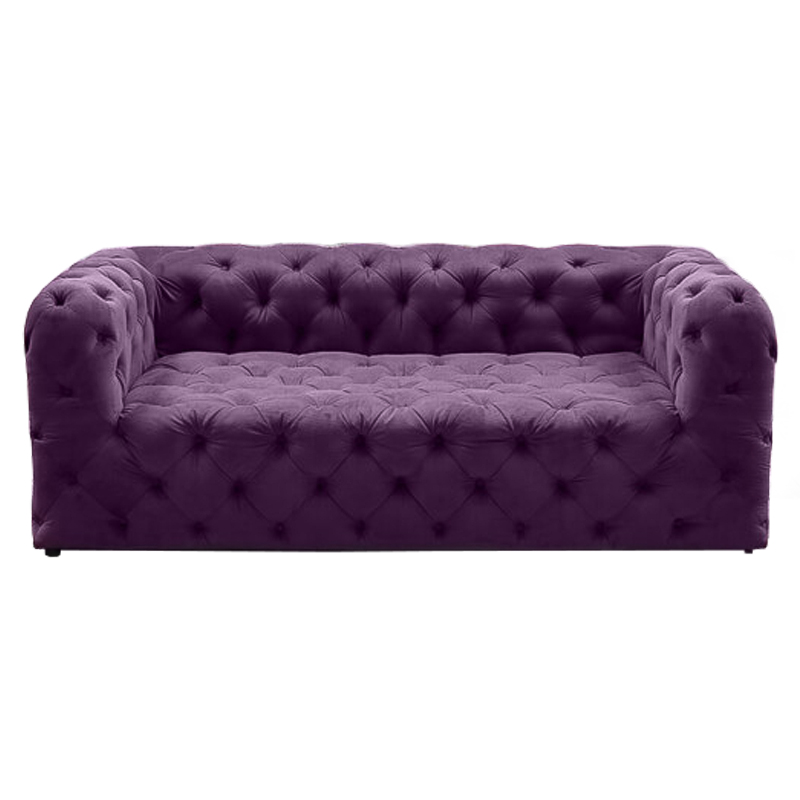 Диван Soho tufted purple velor Фиолетовый Диван Soho tufted purple velor Фиолетовый в Челябинске | Loft Concept