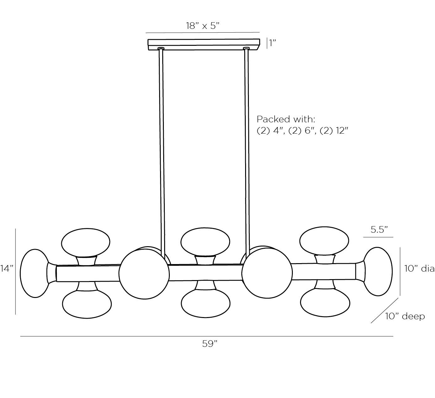Люстра Arteriors KLARISSA CHANDELIER Люстра Arteriors KLARISSA CHANDELIER в Челябинске