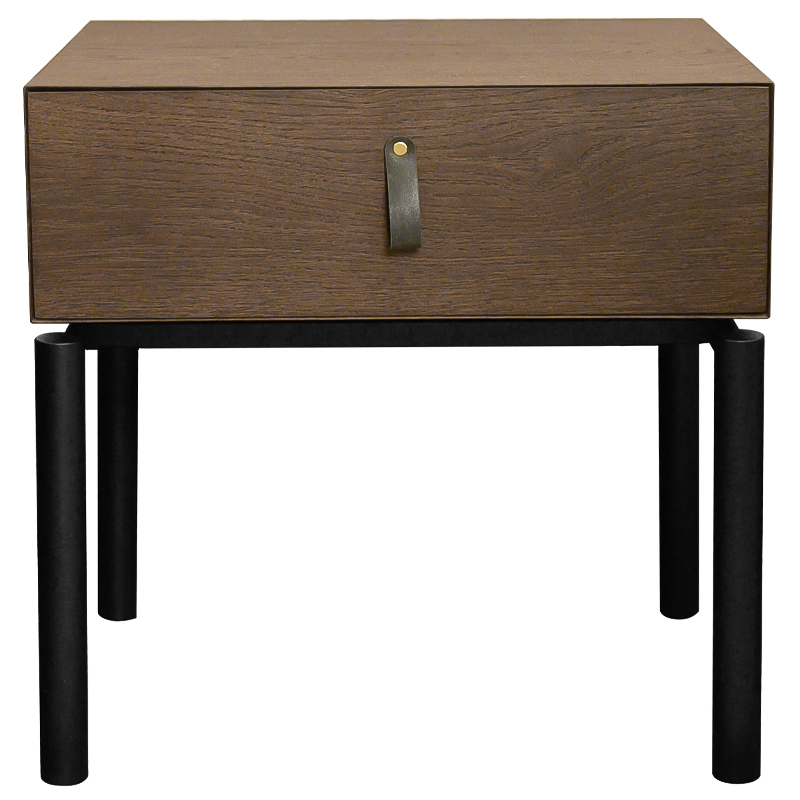 Тумба Rogier Nightstand Коричневый Черный в Челябинске | Loft Concept 