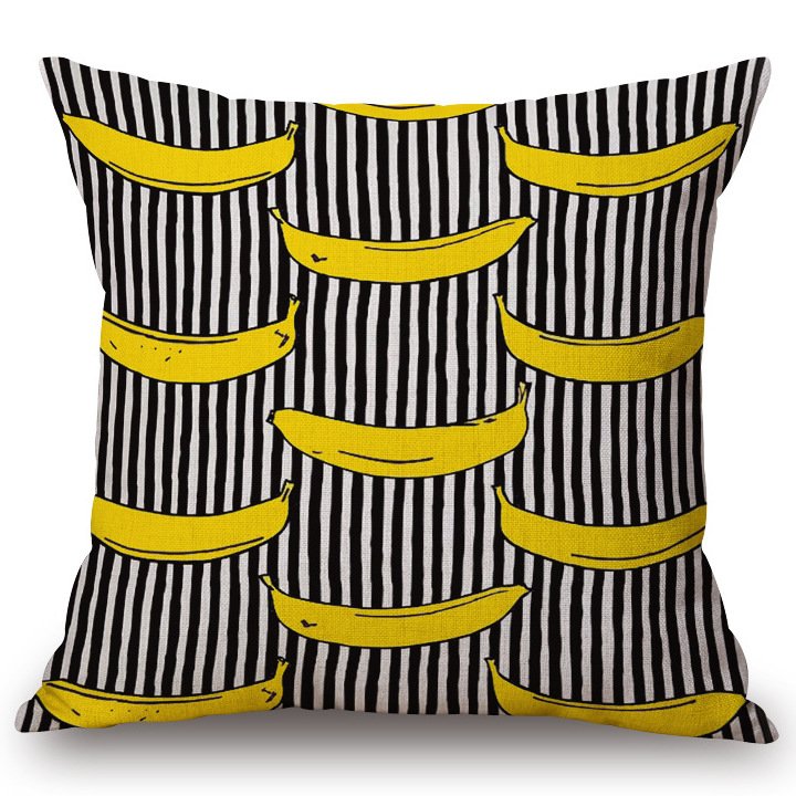 Декоративная подушка Black & White Stripes Декоративная подушка Black & White Stripes в Челябинске | Loft Concept