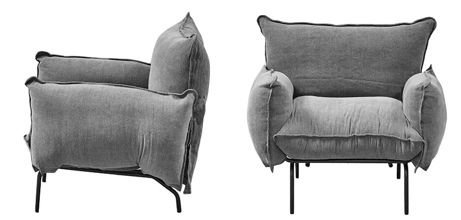 Кресло Elsa Armchair Gray Кресло Elsa Armchair Gray - Loft-Concept в Челябинске