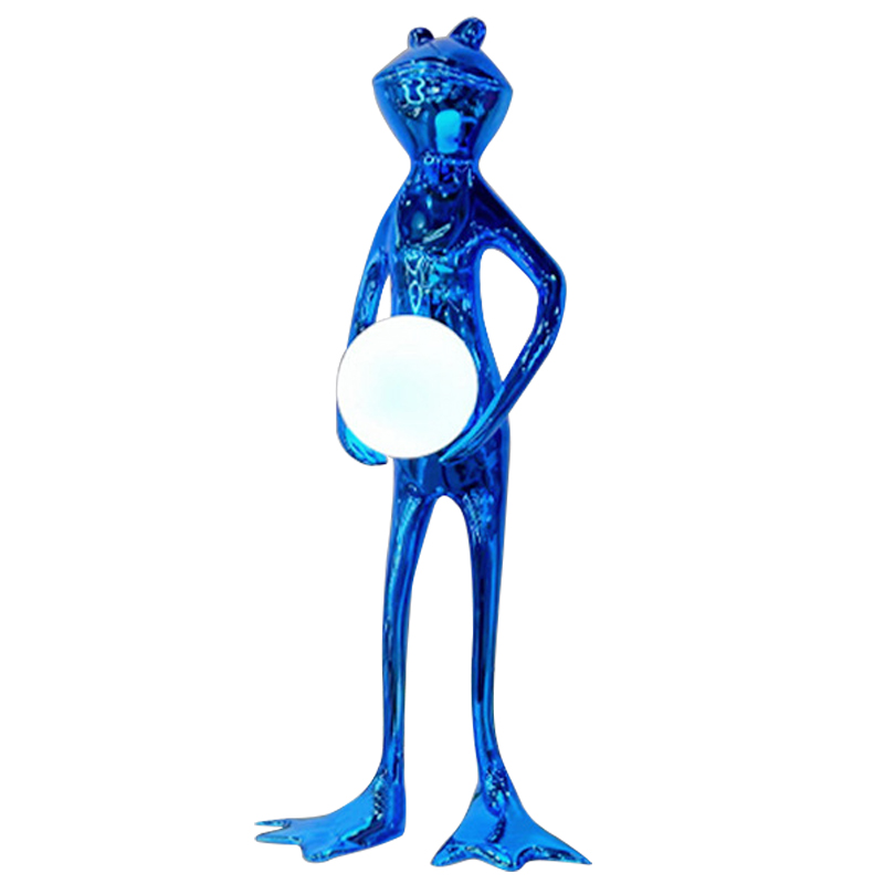 Торшер Resort Frog with a ball Lamp Синий Торшер Resort Frog with a ball Lamp Синий в Челябинске | Loft Concept