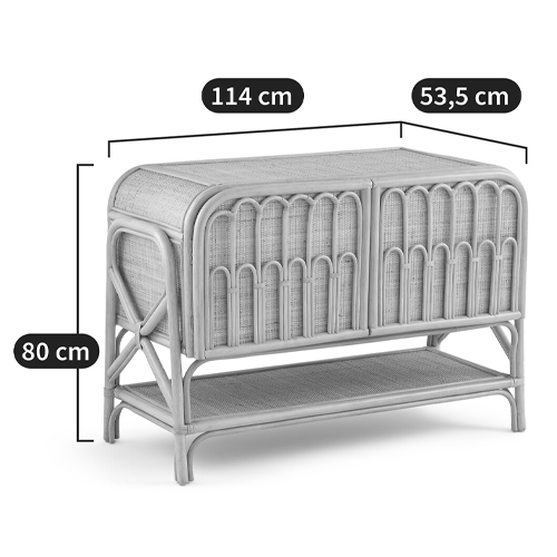 Шкаф-буфет из плетеного ротанга Joelle Wicker Furniture Шкаф-буфет из плетеного ротанга Joelle Wicker Furniture в Челябинске