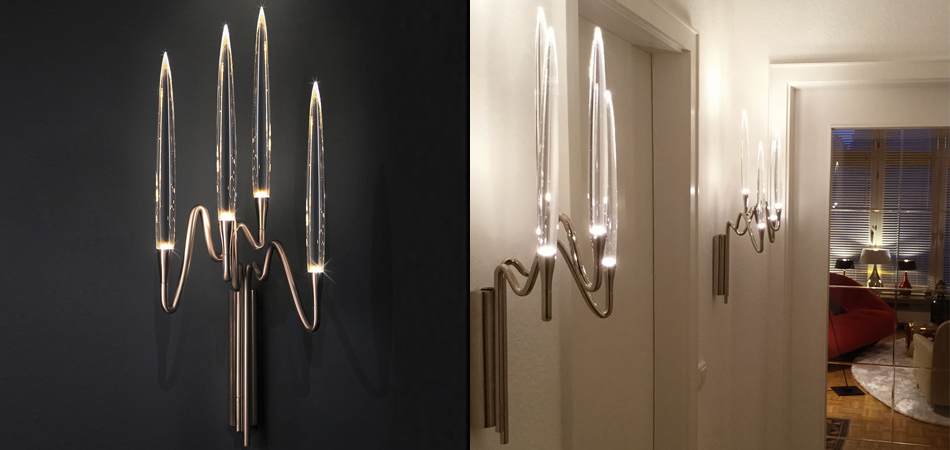 Бра Golden candle 3 Wall Sconce 4 лампы Бра Golden candle 3 Wall Sconce 4 лампы - Loft-Concept в Челябинске