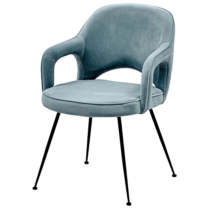 Стул Taube Stool Pastel Blue Голубой пастельный Черный Стул Taube Stool Pastel Blue Голубой пастельный Черный в Челябинске | Loft Concept