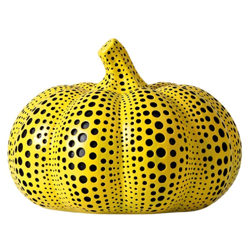 Статуэтка тыквы Kusama Yayoi II Желтый Черный Статуэтка тыквы Kusama Yayoi II Желтый Черный в Челябинске | Loft Concept
