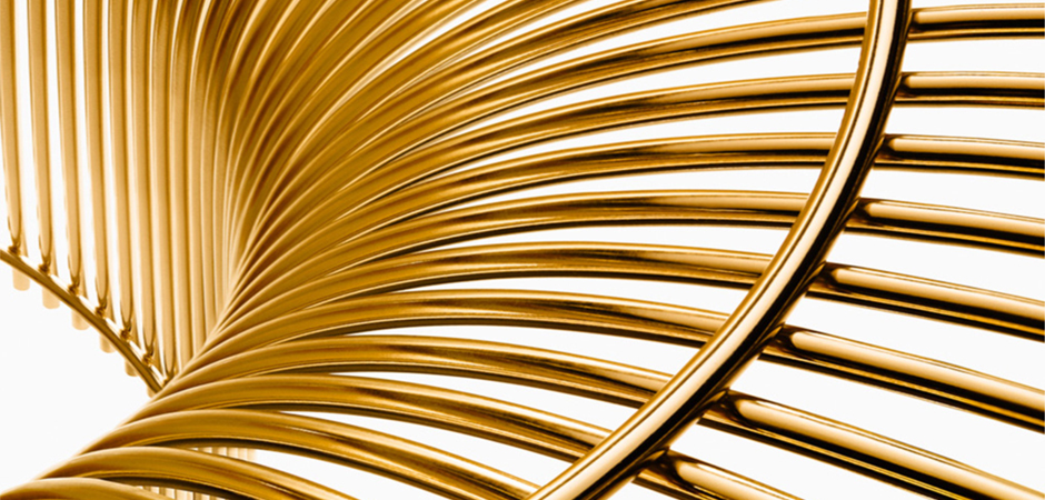Стол Platner Coffee Gold Стол Platner Coffee Gold - Loft-Concept в Челябинске