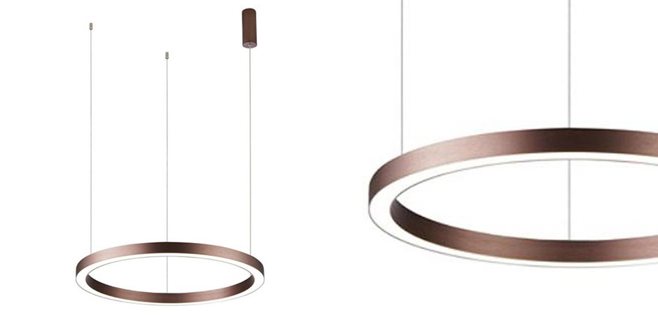 Подвесной светильник Ribbon Ring цвет Корица Подвесной светильник Ribbon Ring цвет Корица - Loft-Concept в Челябинске