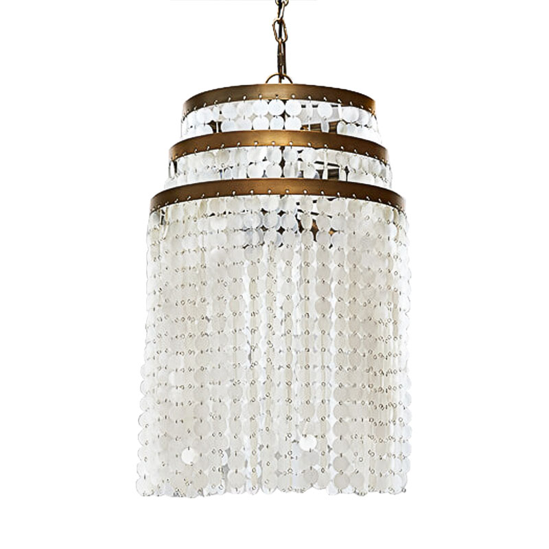 Люстра Potier Chandeliers Латунь Белый Люстра Potier Chandeliers Латунь Белый в Челябинске | Loft Concept
