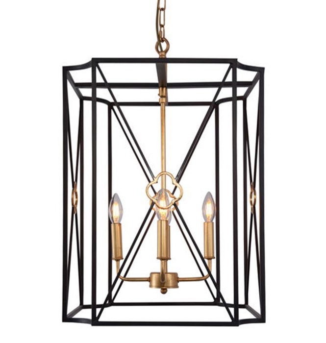 Подвесные светильники ROCK LANTERN Pendant lamp Золотой Черный Подвесные светильники ROCK LANTERN Pendant lamp Золотой Черный в Челябинске | Loft Concept
