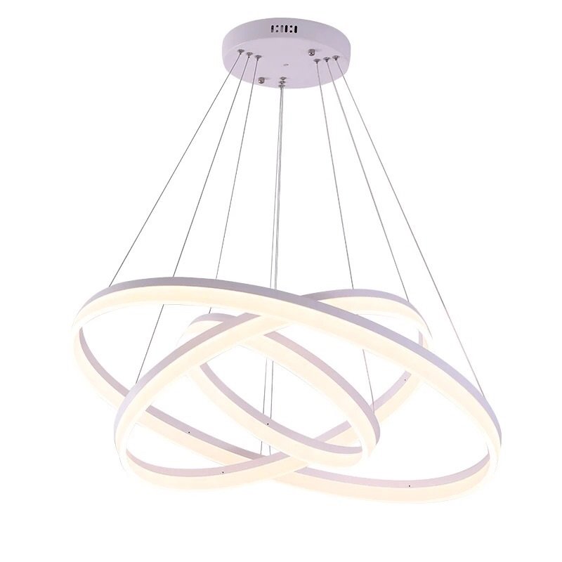 Люстра Chandeliers Rings White Белый Люстра Chandeliers Rings White Белый в Челябинске | Loft Concept