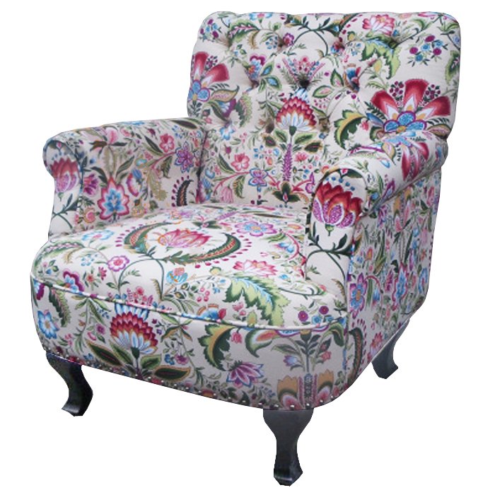 Кресло GIOVANNA Chair flower ornament Мульти Кресло GIOVANNA Chair flower ornament Мульти в Челябинске | Loft Concept