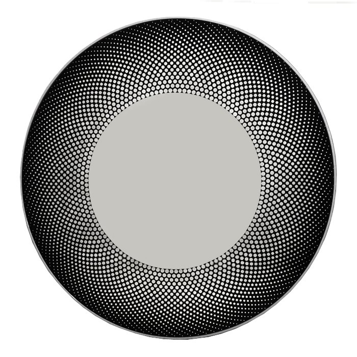Зеркало Mirror Print dots Черный Зеркало Mirror Print dots Черный в Челябинске | Loft Concept