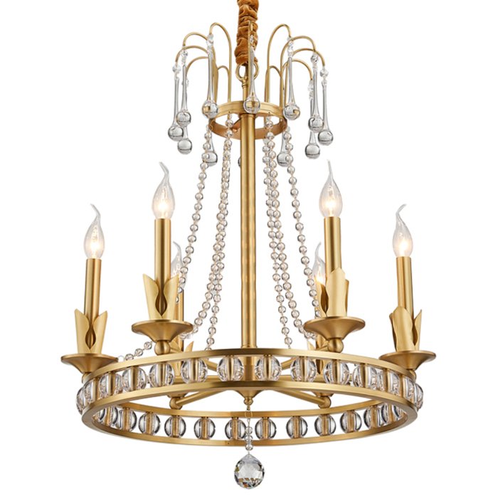 Люстра Candelia Chandelier Латунь Люстра Candelia Chandelier Латунь в Челябинске | Loft Concept