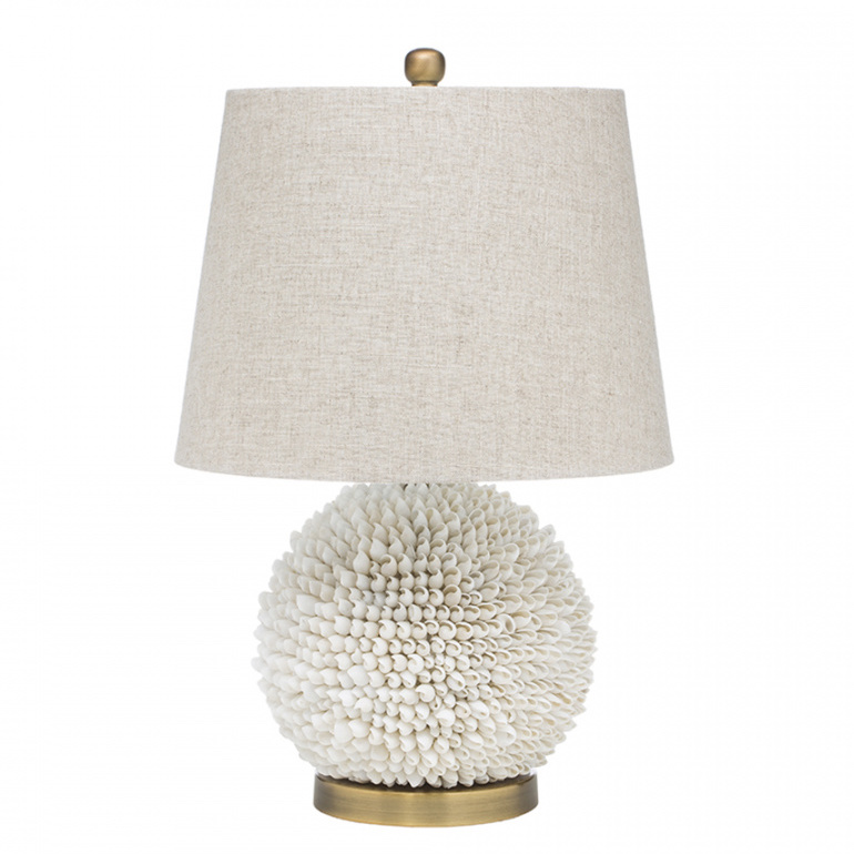 Настольная лампа Shell Lamp Бежевый Настольная лампа Shell Lamp Бежевый в Челябинске | Loft Concept