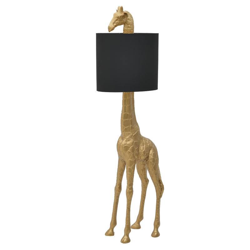Торшер Golden Giraffe Floor lamp Черный Золотой Торшер Golden Giraffe Floor lamp Черный Золотой в Челябинске | Loft Concept