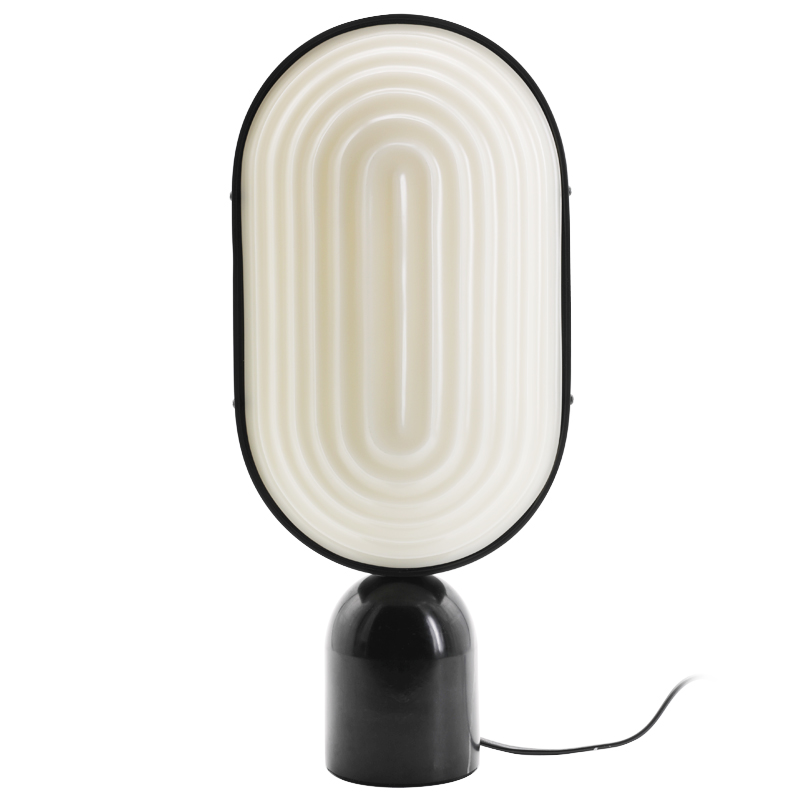 Настольная лампа Rosetta Table Lamp Черный Белый Настольная лампа Rosetta Table Lamp Черный Белый в Челябинске | Loft Concept