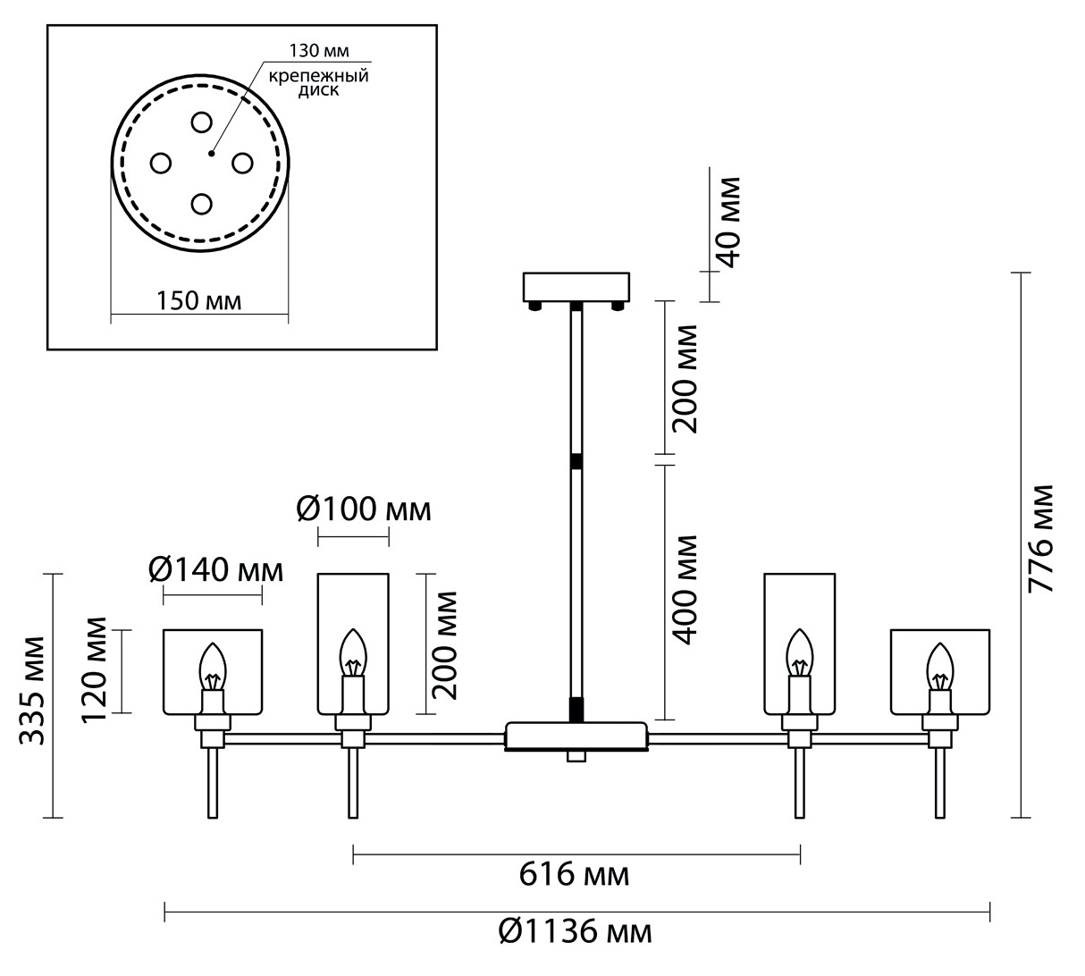 Люстра AXO Light Spillray Chromium Lamps 20 Люстра AXO Light Spillray Chromium Lamps 20 в Челябинске