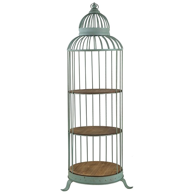 Стеллаж металлический CAGE RACK Голубой Стеллаж металлический CAGE RACK Голубой в Челябинске | Loft Concept