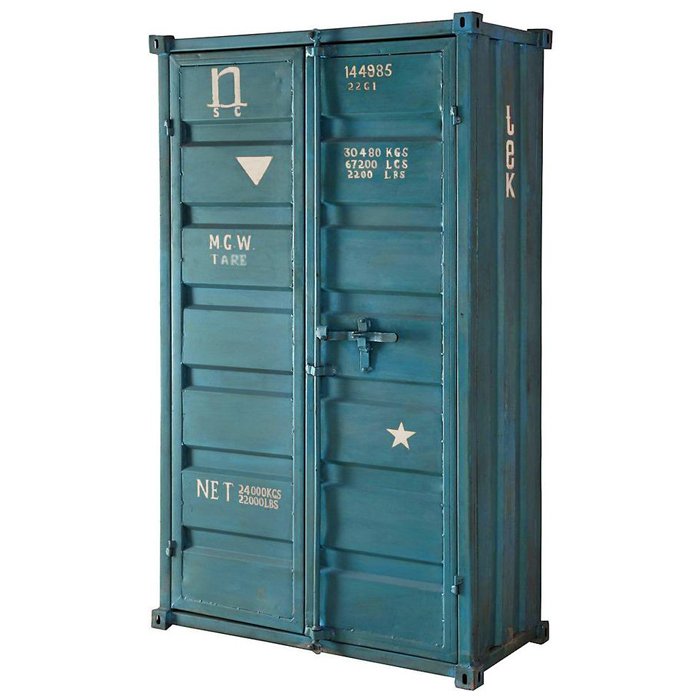 Платяной Шкаф Sea Container Бирюзовый Красный Оранжевый Желтый Черный Белый Синий Зеленый Голубой Платяной Шкаф Sea Container Бирюзовый Красный Оранжевый Желтый Черный Белый Синий Зеленый Голубой в Челябинске | Loft Concept