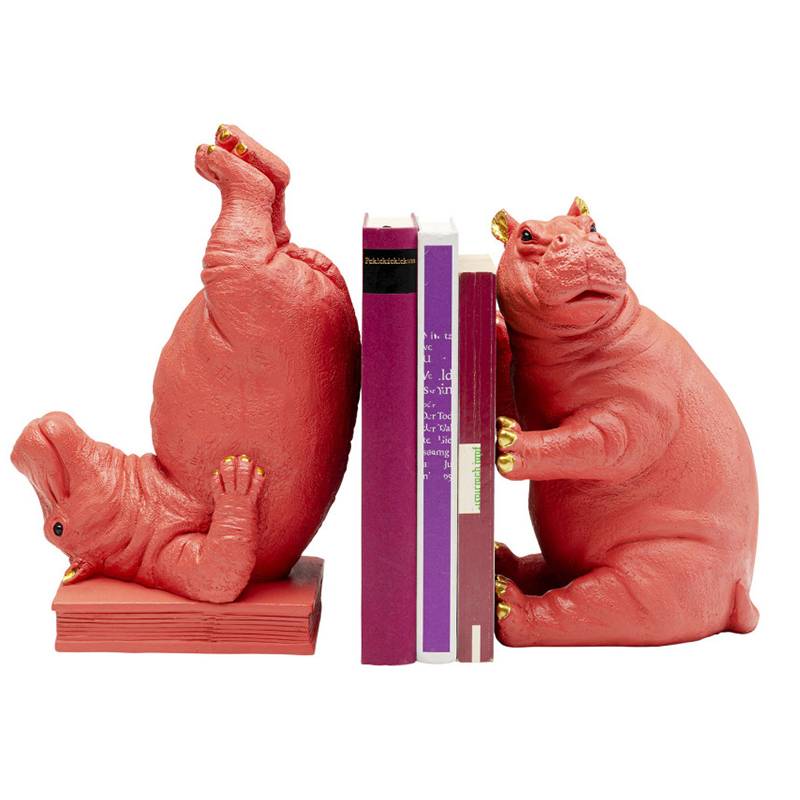 Держатель для книг Red Hippos Красный в Челябинске | Loft Concept 