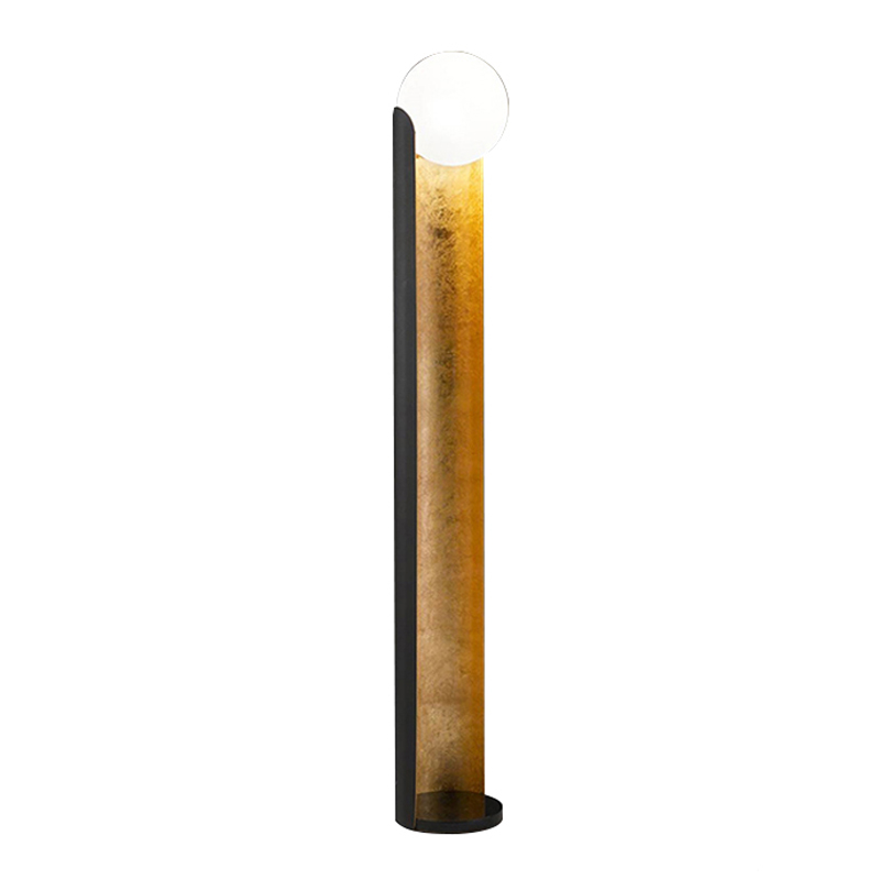Торшер Alta Floor Lamp Золотой Черный Белый Торшер Alta Floor Lamp Золотой Черный Белый в Челябинске | Loft Concept