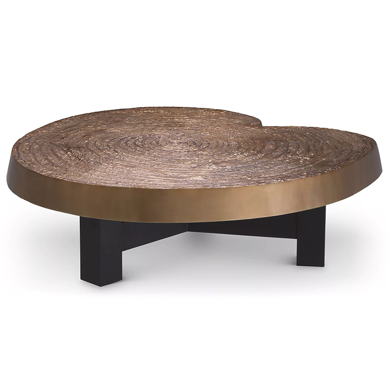Кофейный стол Eichholtz Coffee Table Anabelle Черный Золотой Кофейный стол Eichholtz Coffee Table Anabelle Черный Золотой в Челябинске | Loft Concept