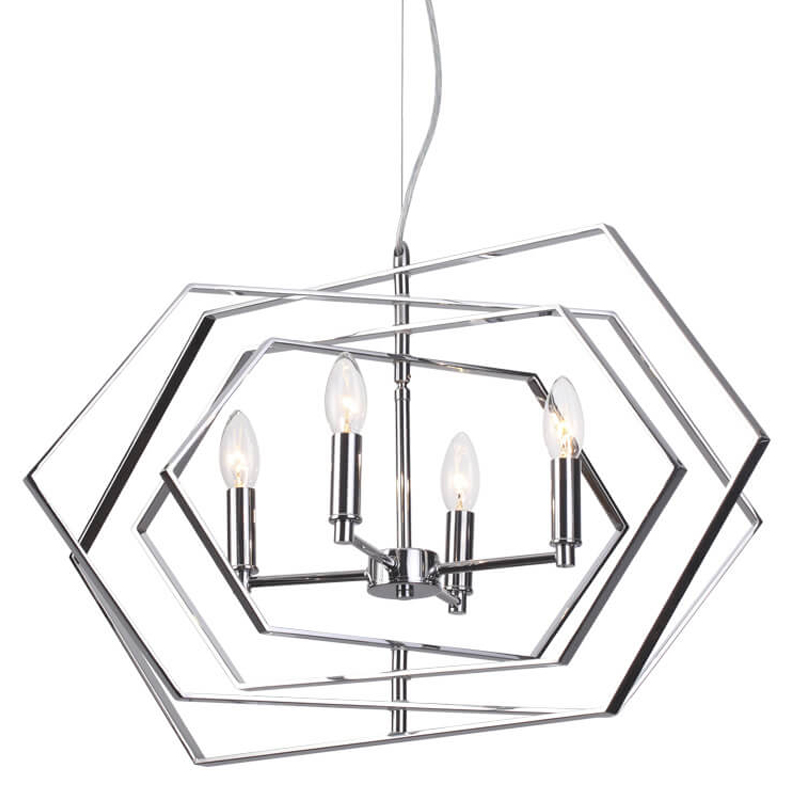 Люстра Damaris Chandelier silver Серебряный Люстра Damaris Chandelier silver Серебряный в Челябинске | Loft Concept