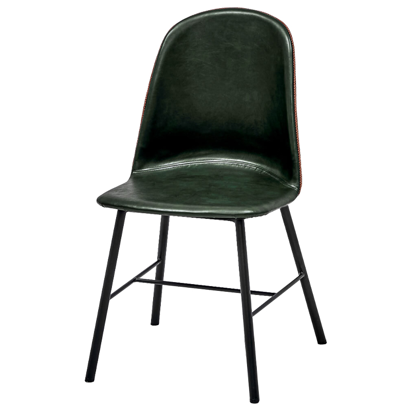 Стул Archie Chair Черный Зеленый Коричневый Стул Archie Chair Черный Зеленый Коричневый в Челябинске | Loft Concept