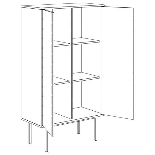 Шкаф с 2-мя зеркальными дверцами Serena Mirror Cabinet Шкаф с 2-мя зеркальными дверцами Serena Mirror Cabinet в Челябинске