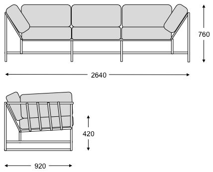 Диван Inheritance Sofa Olive Military Fabric Диван Inheritance Sofa Olive Military Fabric в Челябинске