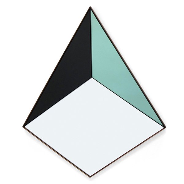Зеркало Пирамида Bower Pyramid Mirror Прозрачный Черный Лазурь Зеркало Пирамида Bower Pyramid Mirror Прозрачный Черный Лазурь в Челябинске | Loft Concept