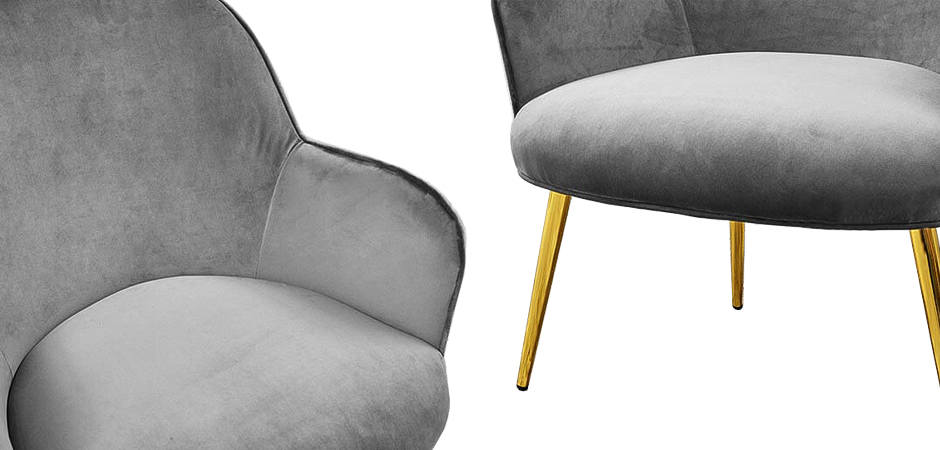Кресло Waldeck Chair Gray Кресло Waldeck Chair Gray - Loft-Concept в Челябинске