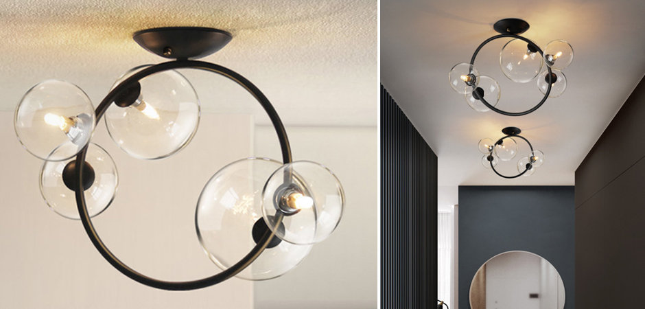 Потолочный светильник IONA Octo Ceiling 5 плафонов Потолочный светильник IONA Octo Ceiling 5 плафонов - Loft-Concept в Челябинске