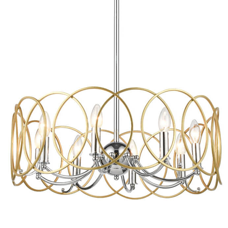 Люстра Jasira Chandelier Хром Золотой Люстра Jasira Chandelier Хром Золотой в Челябинске | Loft Concept