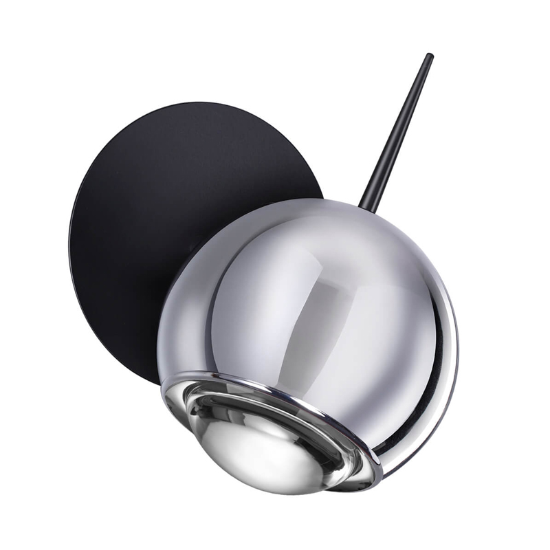 Бра Ivor Sconce Chromium Хром Черный Бра Ivor Sconce Chromium Хром Черный в Челябинске | Loft Concept