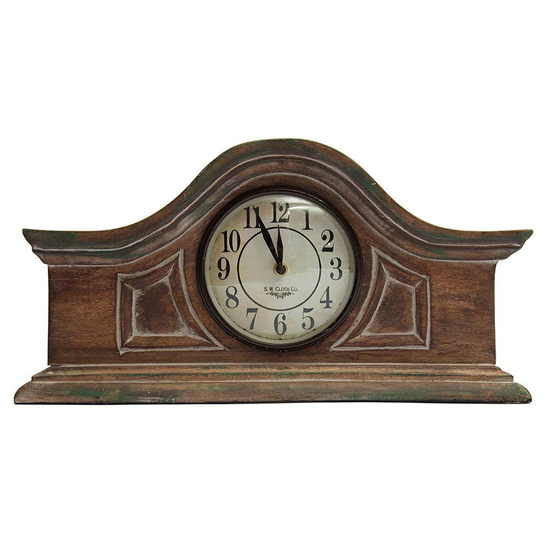 Настольные часы Classic Table Clock mango tree Древесина Настольные часы Classic Table Clock mango tree Древесина в Челябинске | Loft Concept