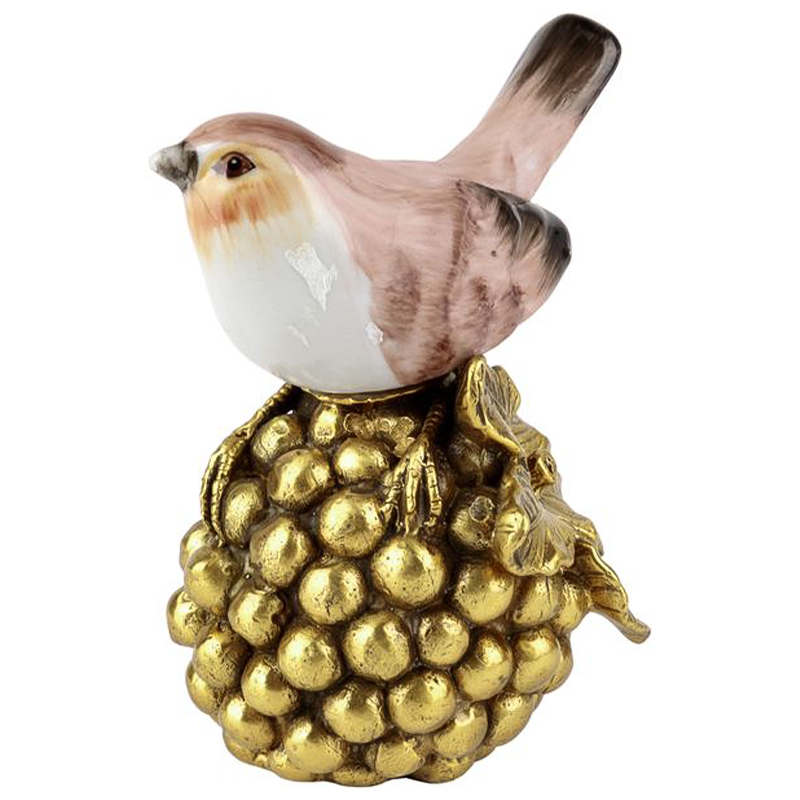 Статуэтка Birdie Golden Grapes Бронза Коричневый Статуэтка Birdie Golden Grapes Бронза Коричневый в Челябинске | Loft Concept