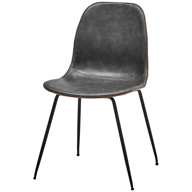 Стул Combi Caramel and Graphite Stool III Черный Карамель Серый Стул Combi Caramel and Graphite Stool III Черный Карамель Серый в Челябинске | Loft Concept