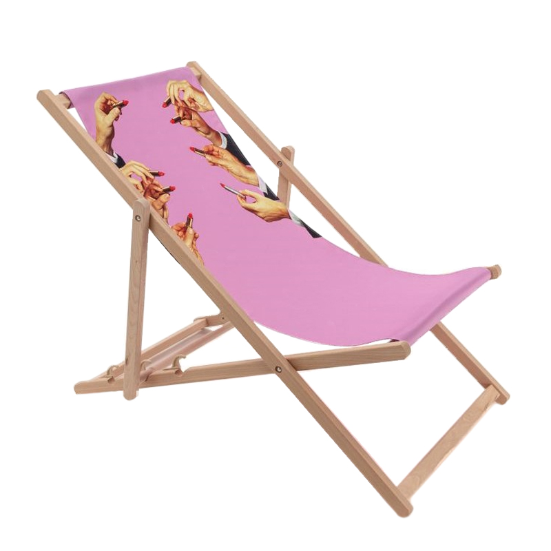 Шезлонг Seletti Lipstick Pink Розовый Бежевый Шезлонг Seletti Lipstick Pink Розовый Бежевый в Челябинске | Loft Concept
