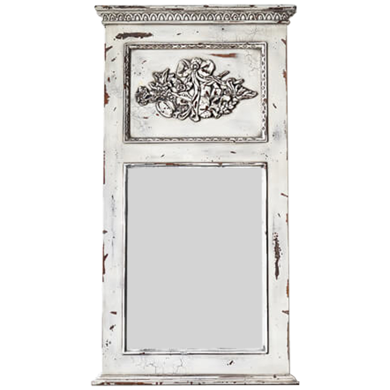 Зеркало Appel Mirror White Белый винтажная патина Зеркало Appel Mirror White Белый винтажная патина в Челябинске | Loft Concept