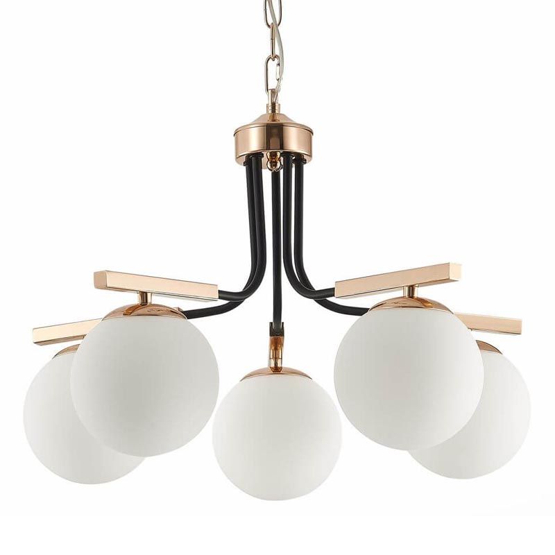 Люстра Bertilde Chandelier Золотой Белый Люстра Bertilde Chandelier Золотой Белый в Челябинске | Loft Concept