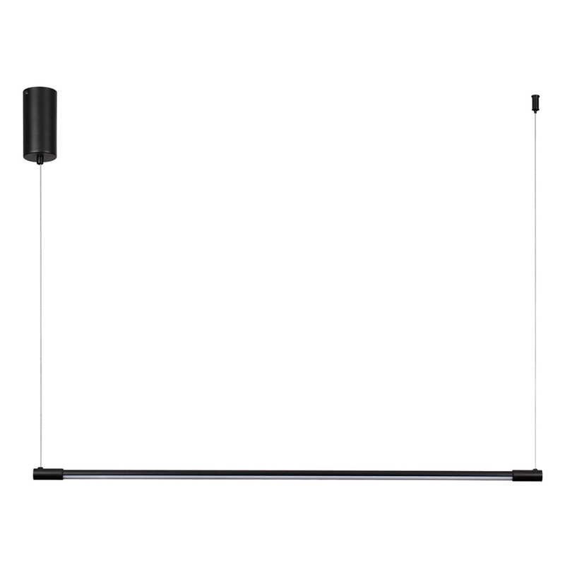 Подвесной светильник Trumpet Tube Black Linear Черный Белый Подвесной светильник Trumpet Tube Black Linear Черный Белый в Челябинске | Loft Concept