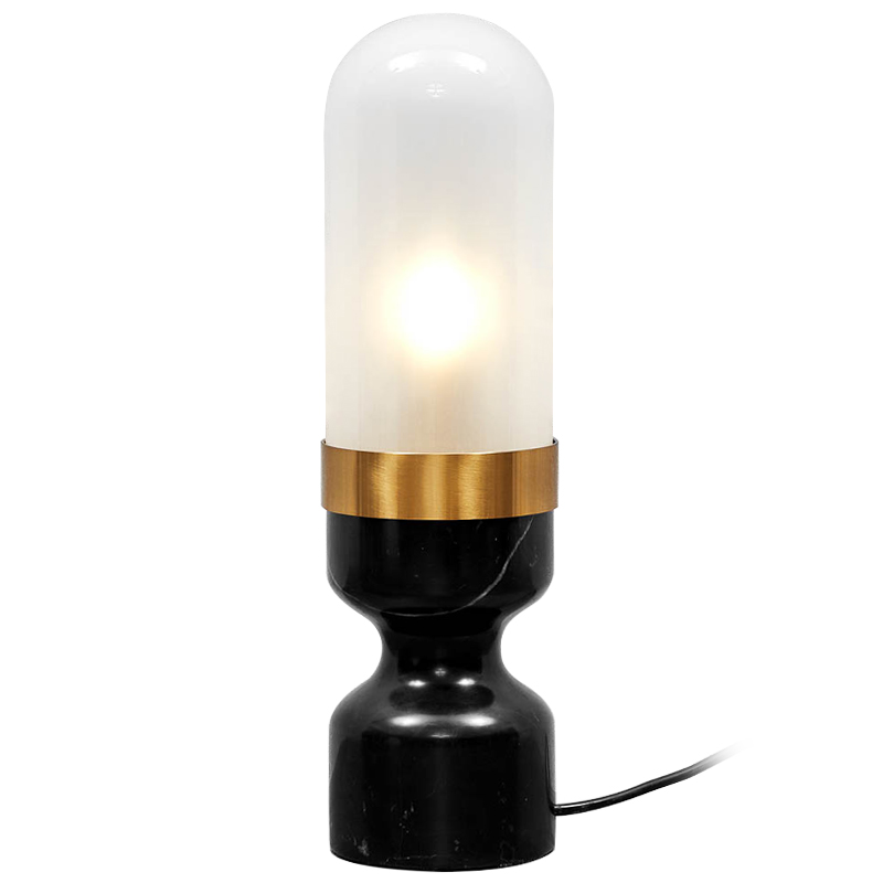 Настольная лампа Arun Lamp Черный Белый Золотой Настольная лампа Arun Lamp Черный Белый Золотой в Челябинске | Loft Concept