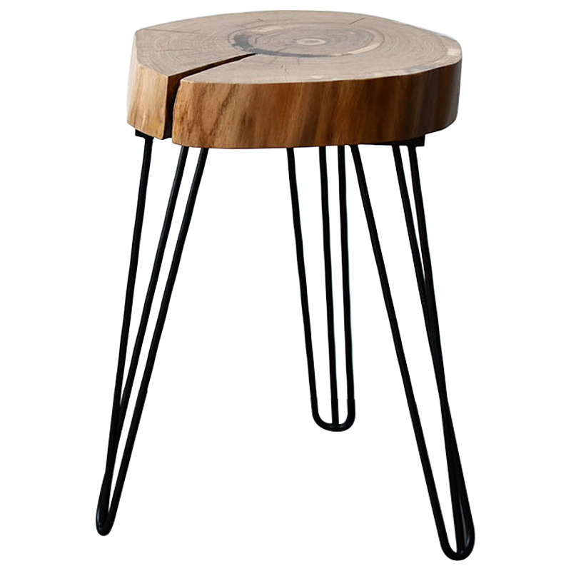 Приставной стол Morley Industrial Metal Rust Side Table Светлый дуб Черный Приставной стол Morley Industrial Metal Rust Side Table Светлый дуб Черный в Челябинске | Loft Concept