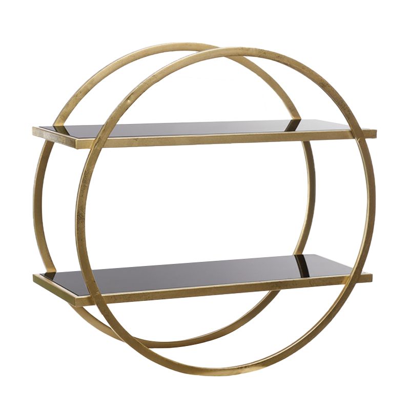 Полка Circle Gold Золотой Желтый Полка Circle Gold Золотой Желтый в Челябинске | Loft Concept