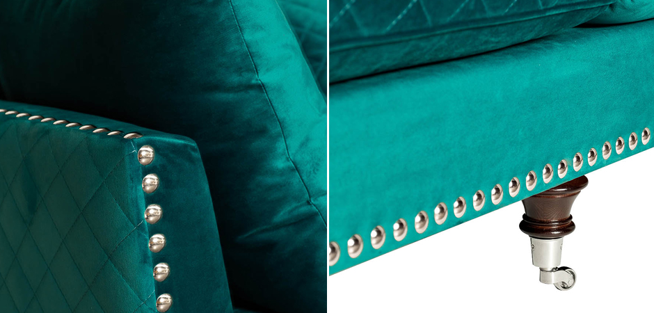 Диван Giorgio Sofa Turquoise Диван Giorgio Sofa Turquoise - Loft-Concept в Челябинске