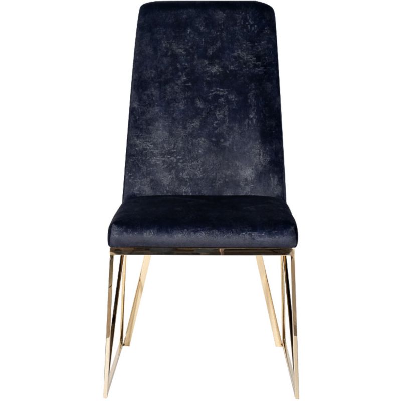 Стул барный Blave DARK BLUE Темно-синий Золотой Стул барный Blave DARK BLUE Темно-синий Золотой в Челябинске | Loft Concept